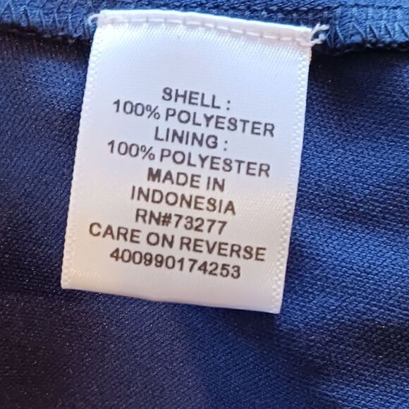 ELLE Navy Crinkle Tie Waist Mini Dress Halter XSMALL - Picture 12 of 13